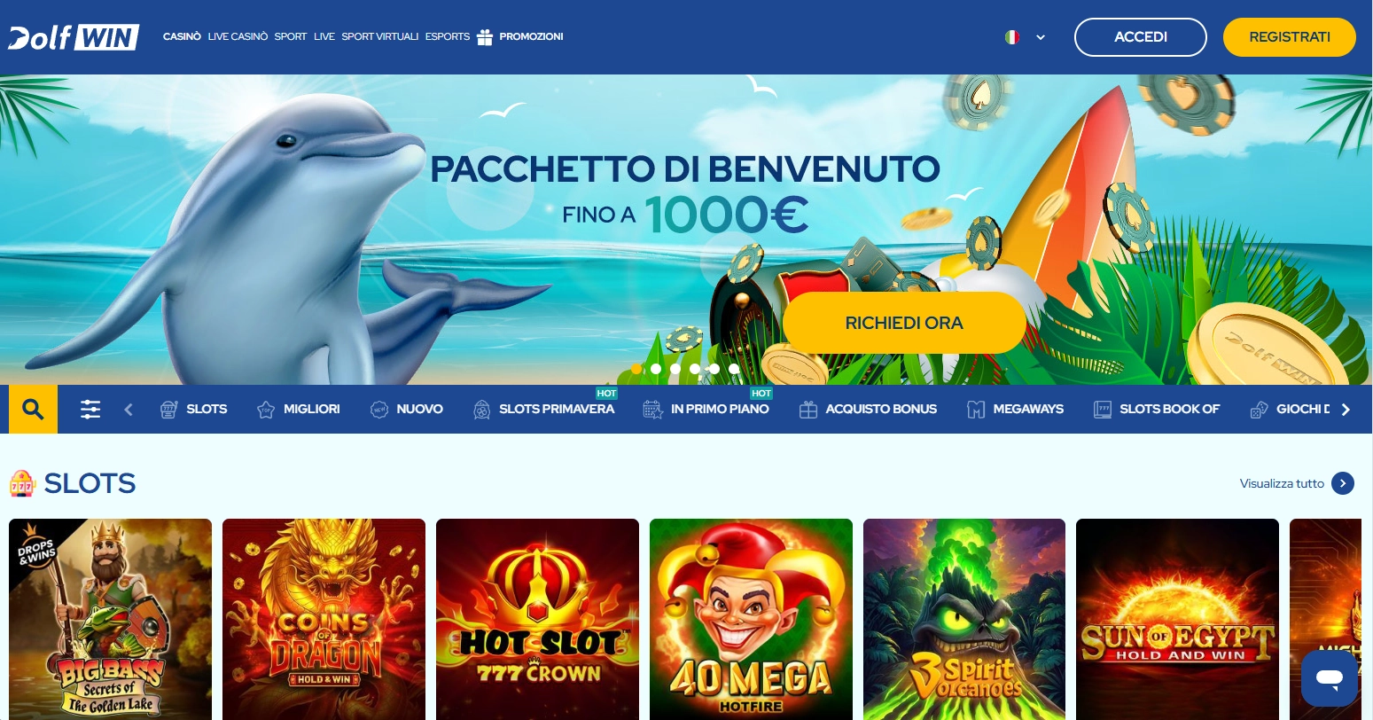 DolfWin il top per gli utenti da mobile